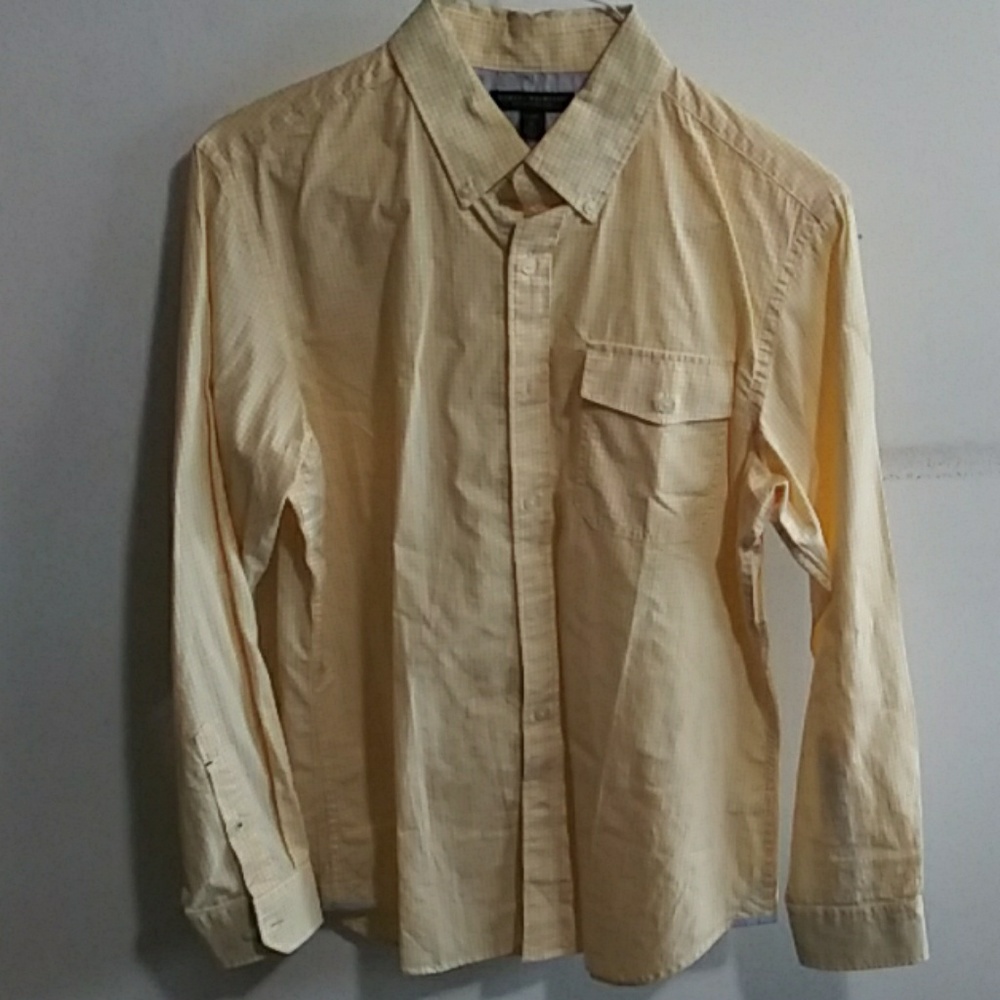 Men's button long sleeve shirt
